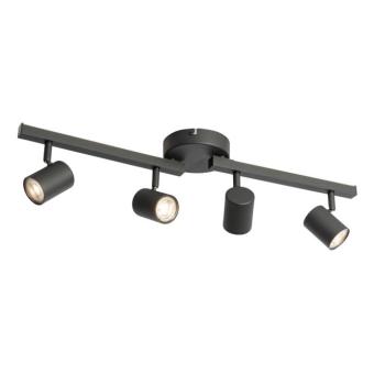Mennyezeti spotlámpa fekete GU10 50mm 4-lámpás háttérvilágítással - Back Up kép