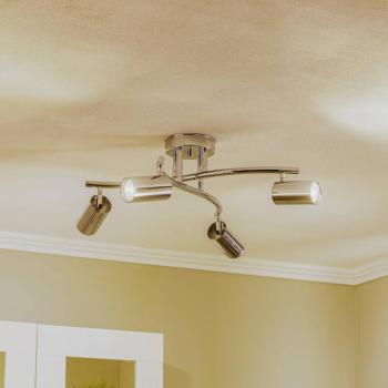 Mennyezeti spotlámpa, króm, 4 izzós kép