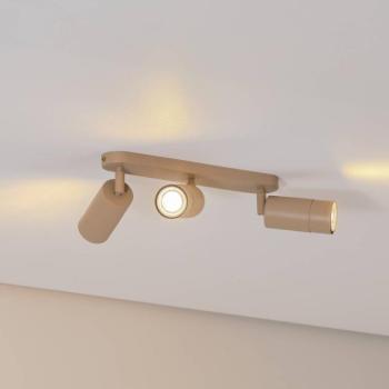 Mennyezeti spotlámpa Link, bézs, hossz 33 cm, 3 izzós kép