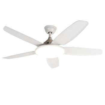 Mennyezeti ventilátor fehér 130 cm LED-del, fényerőszabályzóval és távirányítóval - Vifte kép