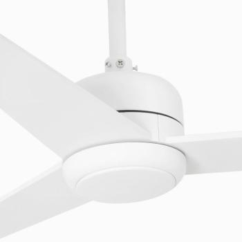Mennyezeti ventilátor Nuu, háromszárnyú, fehér kép