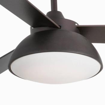 Mennyezeti ventilátor Rodas LED lámpával, barna kép