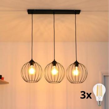  MERCURE LED csillár 3xE27/15W/230V, kábelre szerelhető  kép