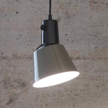 midgard K831 függőlámpa, zománcozott beton szürke kép