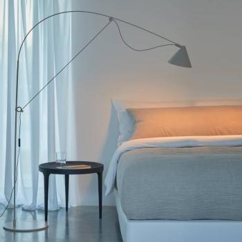 midgard LED állólámpa AYNO L, szürke/szürke, 4.000 K, 166 cm kép
