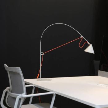midgard LED asztali lámpa AYNO S, szürke/narancs, 2.700 K, 76 cm kép