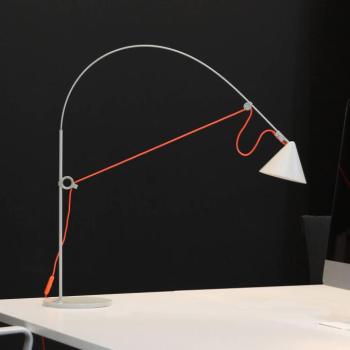 midgard LED asztali lámpa AYNO S, szürke/narancs, 3000 K, 76 cm kép