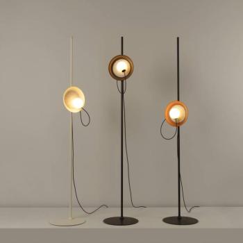 Milan Wire állólámpa Ø 24 cm réz metál/antracit kép