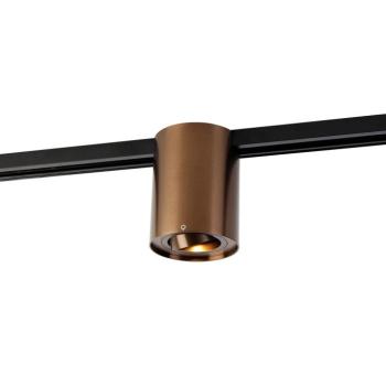Modern 1 fázisú sínrendszer spotlámpa sötét bronz - Rondoo Up kép