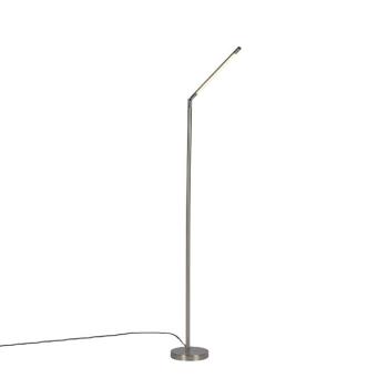 Modern állólámpa acélból, LED-del - Berdien kép