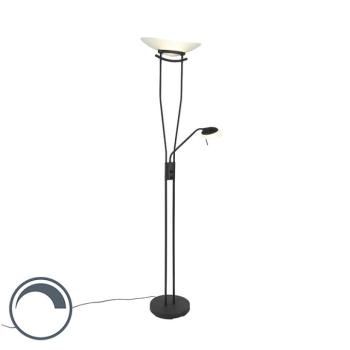 Modern állólámpa fekete, LED-del - Lexus kép