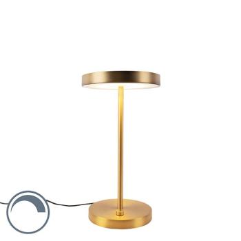 Modern asztali lámpa bronz, LED-del - Disco kép
