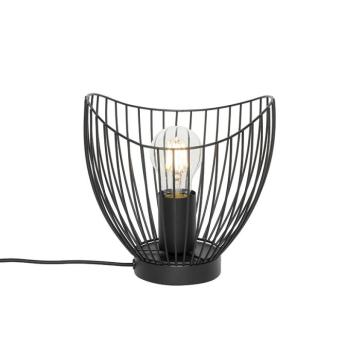 Modern asztali lámpa fekete 20 cm - Pua kép