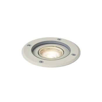 Modern bézs színű földbe süllyeszthető spotlámpa GU10 50mm állítható IP65 - Delux kép