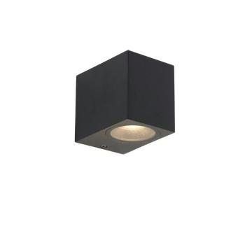 Modern fali lámpa fekete IP44 - Baleno kép