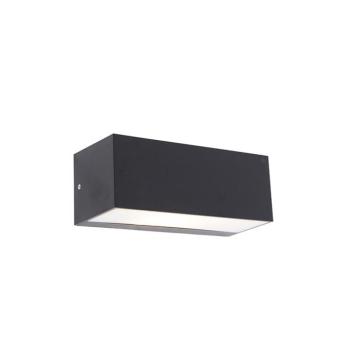 Modern fali lámpa fekete IP65 - Houks kép