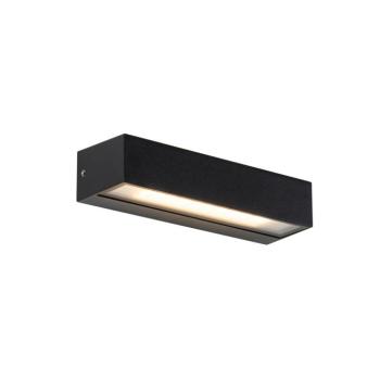 Modern fali lámpa fekete, IP65 LED-del - Steph kép
