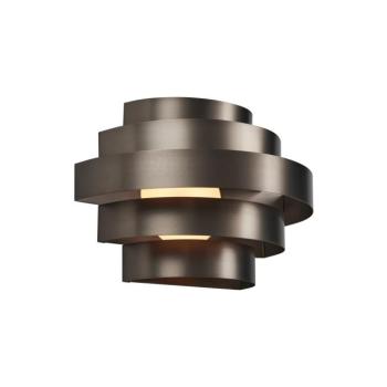 Modern fali lámpa gunmetal LED-del, 3 fokozatban dimmelhető - Lines kép
