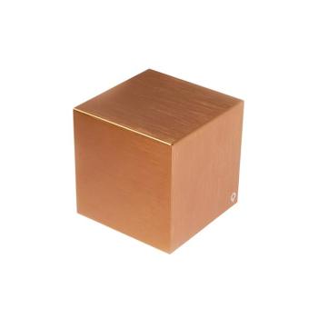 Modern fali lámpa réz - Cube kép