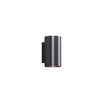 Modern fali lámpa, sötétszürke, kerek, 2 fényforrásos GU10 50 mm - Sandy kép
