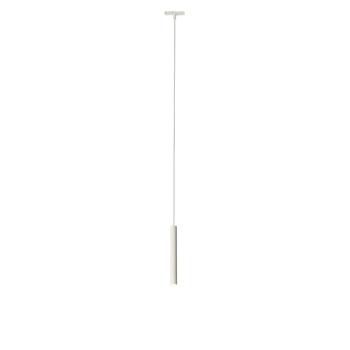 Modern fehér függőlámpa 1 fázisú sínrendszerhez - Slimline Keno kép