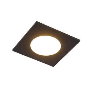 Modern fekete beépített reflektor LED-del, 3 fokozatban szabályozható IP65 - Simply kép