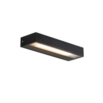 Modern fekete fali lámpa LED-del IP65 - Hannah kép