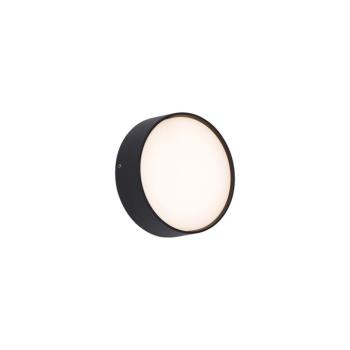 Modern fekete kültéri fali lámpa LED-del IP65 - Dop kép