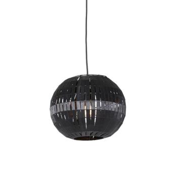 Modern fekete lógólámpa 30 cm - Zoë kép