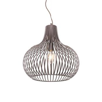 Modern függőlámpa barna 48 cm - Saffira kép