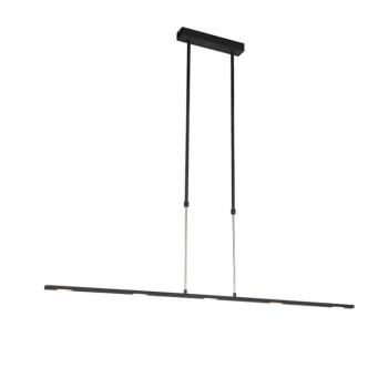Modern függőlámpa LED-del fekete - Bold kép