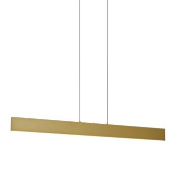 Modern függőlámpa sárgaréz LED-del, 3 lépésben dimmelhető Easylift - Straight kép