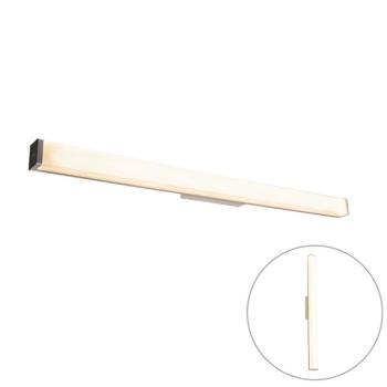 Modern fürdőszobai fali lámpa acél 92 cm IP44 - Cascada kép