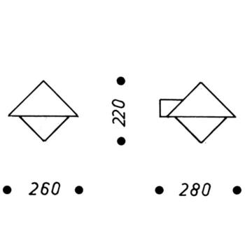 Modern kültéri fali lámpa 199, blanc kép
