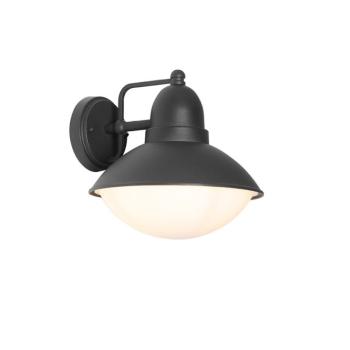 Modern kültéri fali lámpa fekete IP44 - Marcel kép