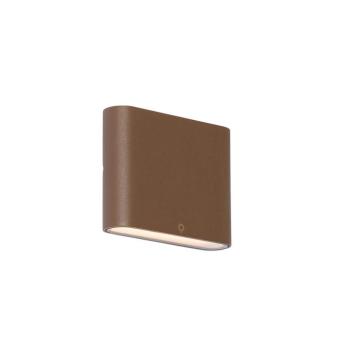 Modern kültéri fali lámpa rozsdabarna 11,5 cm LED-del IP65 - Batt kép
