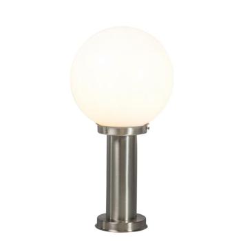 Modern kültéri lámpaoszlop rozsdamentes acélból 50 cm - Sfera kép