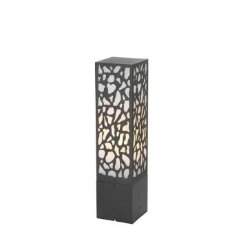 Modern kültéri oszloplámpa fekete 40 cm IP44 - Nicole kép