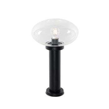 Modern kültéri oszloplámpa fekete 50 cm - Elly kép