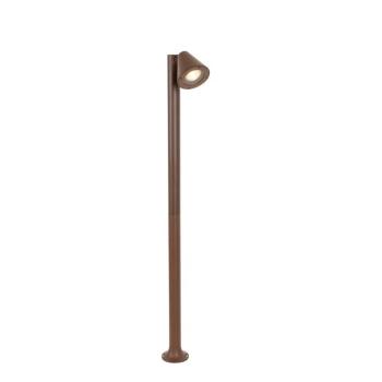 Modern kültéri oszloplámpa rozsdabarna 100 cm IP44 állítható - Ciara kép