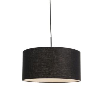 Modern lógólámpa fekete fekete árnyékolóval 50 cm - Combi 1 kép