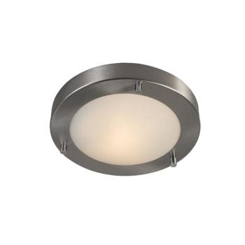 Modern mennyezeti lámpa acél 18 cm IP44 - Yuma kép