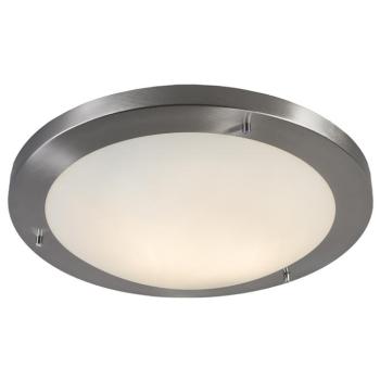 Modern mennyezeti lámpa acél 41 cm IP44 - Yuma kép