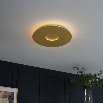 Modern mennyezeti lámpa arany 40 cm LED-del, 3 fokozatban dimmelhető - Morning kép