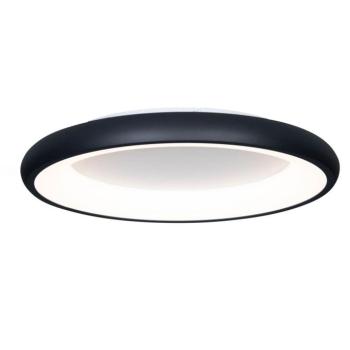 Modern mennyezeti lámpa fekete 60 cm beépített, szabályozható LED-del - Cardona kép