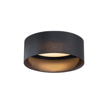 Modern mennyezeti lámpa fekete, átlátszó, 40 cm, LED-del, 3 lépésben dimmelhető - Sue kép