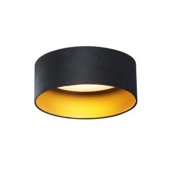 Modern mennyezeti lámpa fekete bársony 40 cm LED-del, 3 lépésben dimmelhető - Sue kép