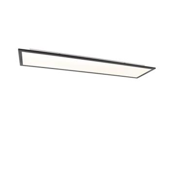 Modern mennyezeti lámpa fekete, beépített LED-del 120 cm - Liv kép