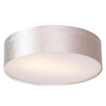 Modern mennyezeti lámpa rózsaszín 40 cm arany belsővel - Drum kép