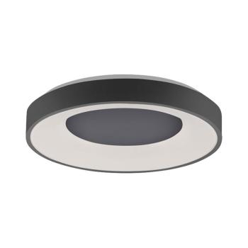 Modern mennyezeti lámpa sötétszürke, LED-del, 3 fokozatú fényerő-szabályozóval - Steffie kép